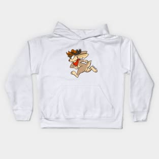 Wesley the Jackalope Kids Hoodie